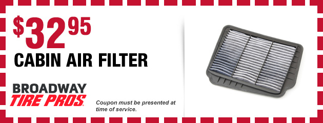 Cabin Air Filter Special